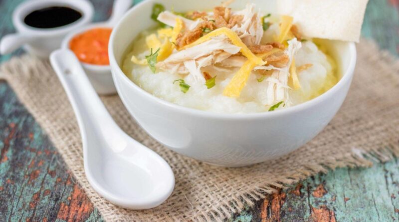 Kuliner Tradisional Asia Makanan Bubur Ayam