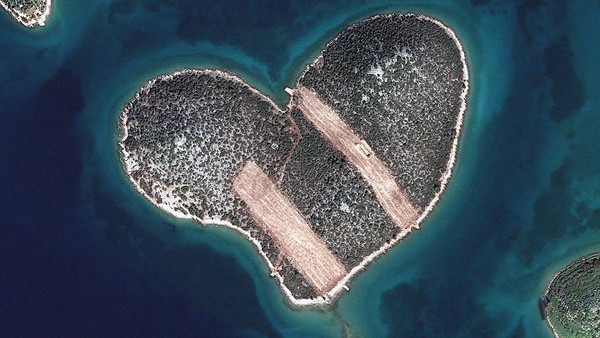 Pulau Berbentuk Hati Di Kroasia, Pulau Galesnjak